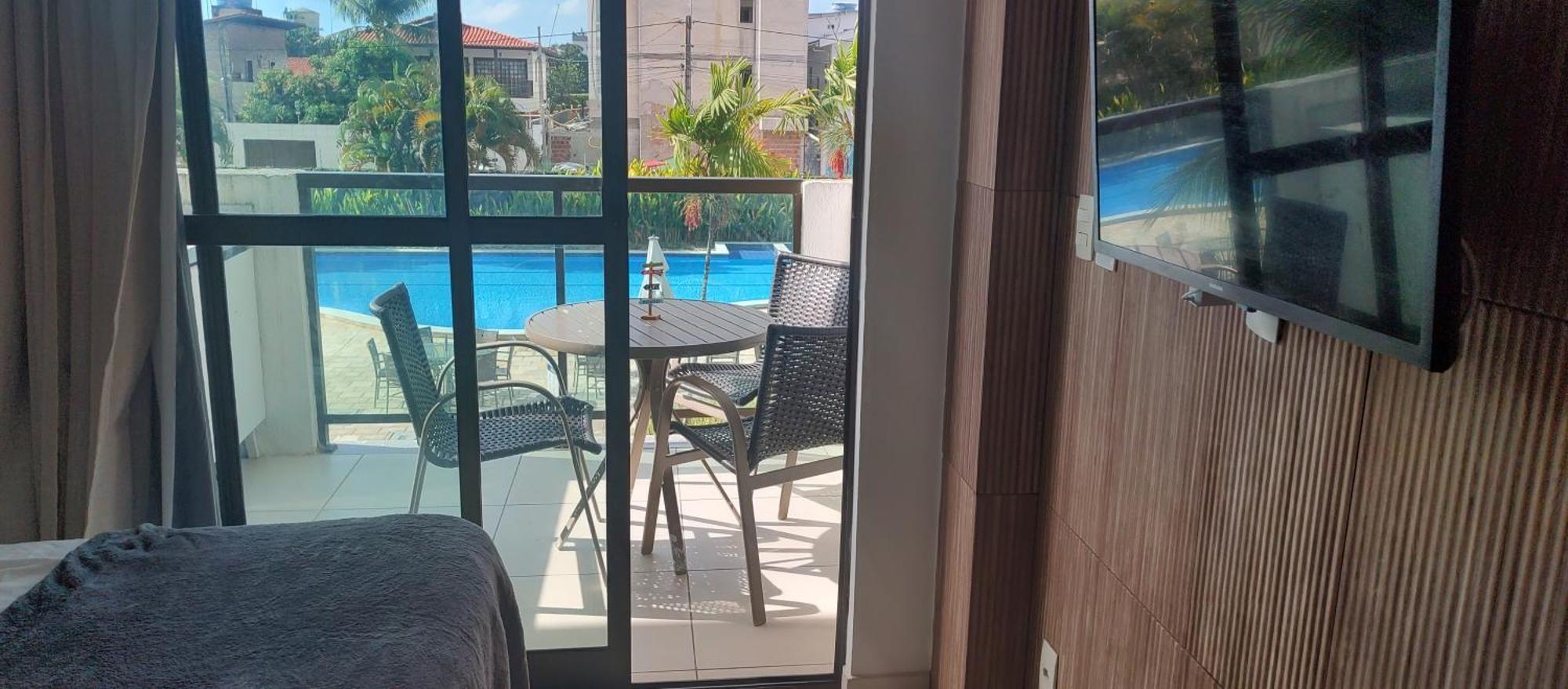 Laguna Beach Flat - Luxo Frente Para Piscina ปอร์โต จิ กาลินญาส ภายนอก รูปภาพ