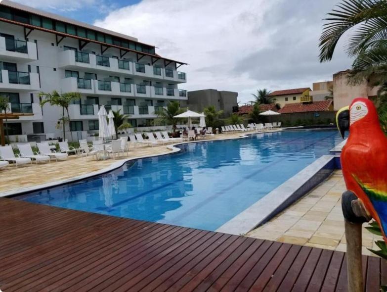 Laguna Beach Flat - Luxo Frente Para Piscina ปอร์โต จิ กาลินญาส ภายนอก รูปภาพ